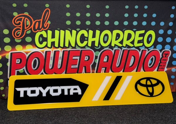 TABLILLA TOYOTA - 3D
